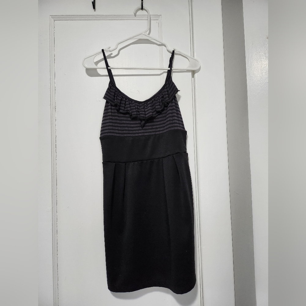 Black mini dress
